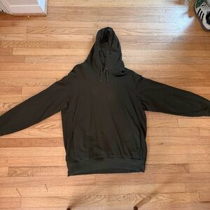 Uniqlo Men's Dark Green Hoodie